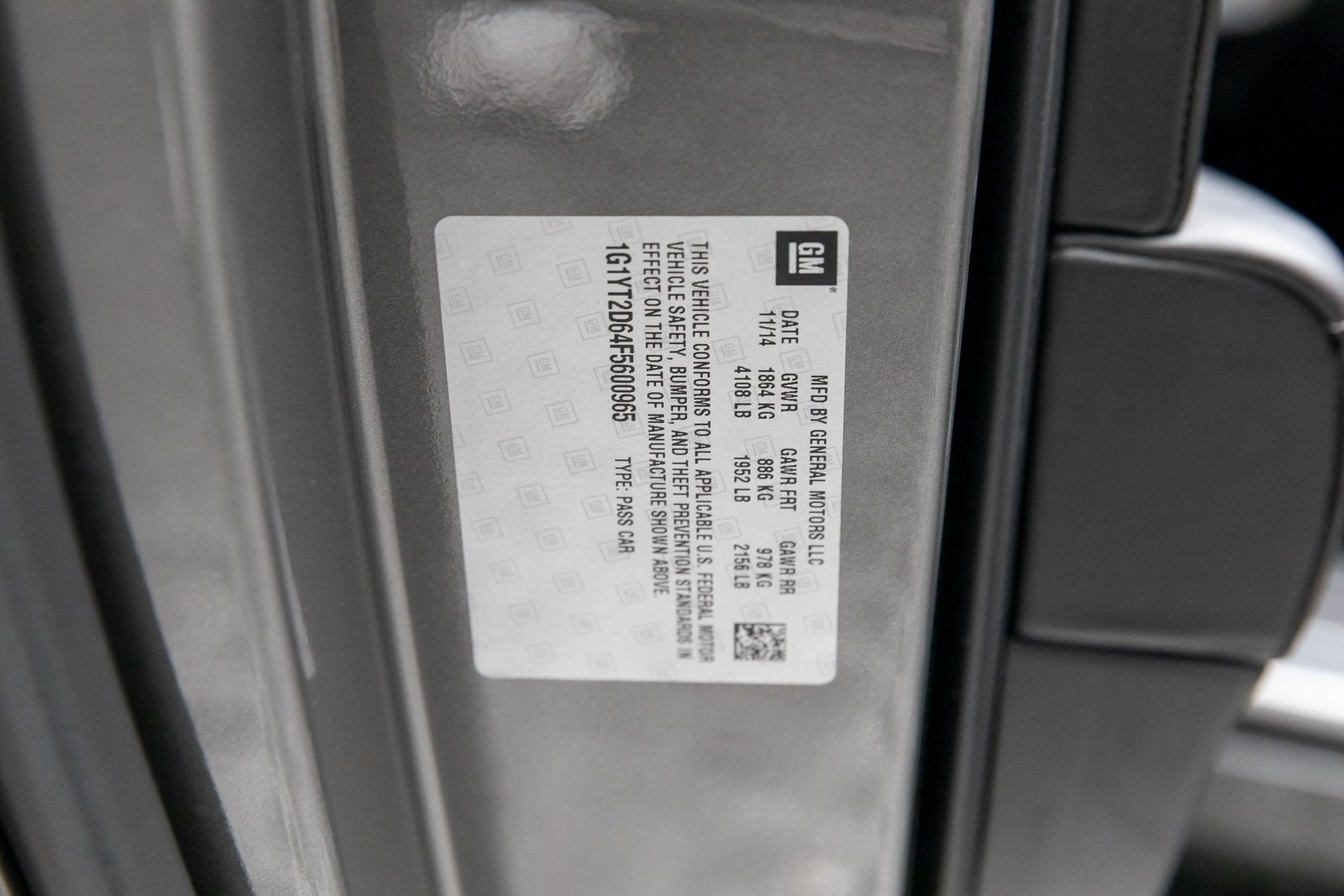 2015 Chevrolet Corvette Z06 3LZ