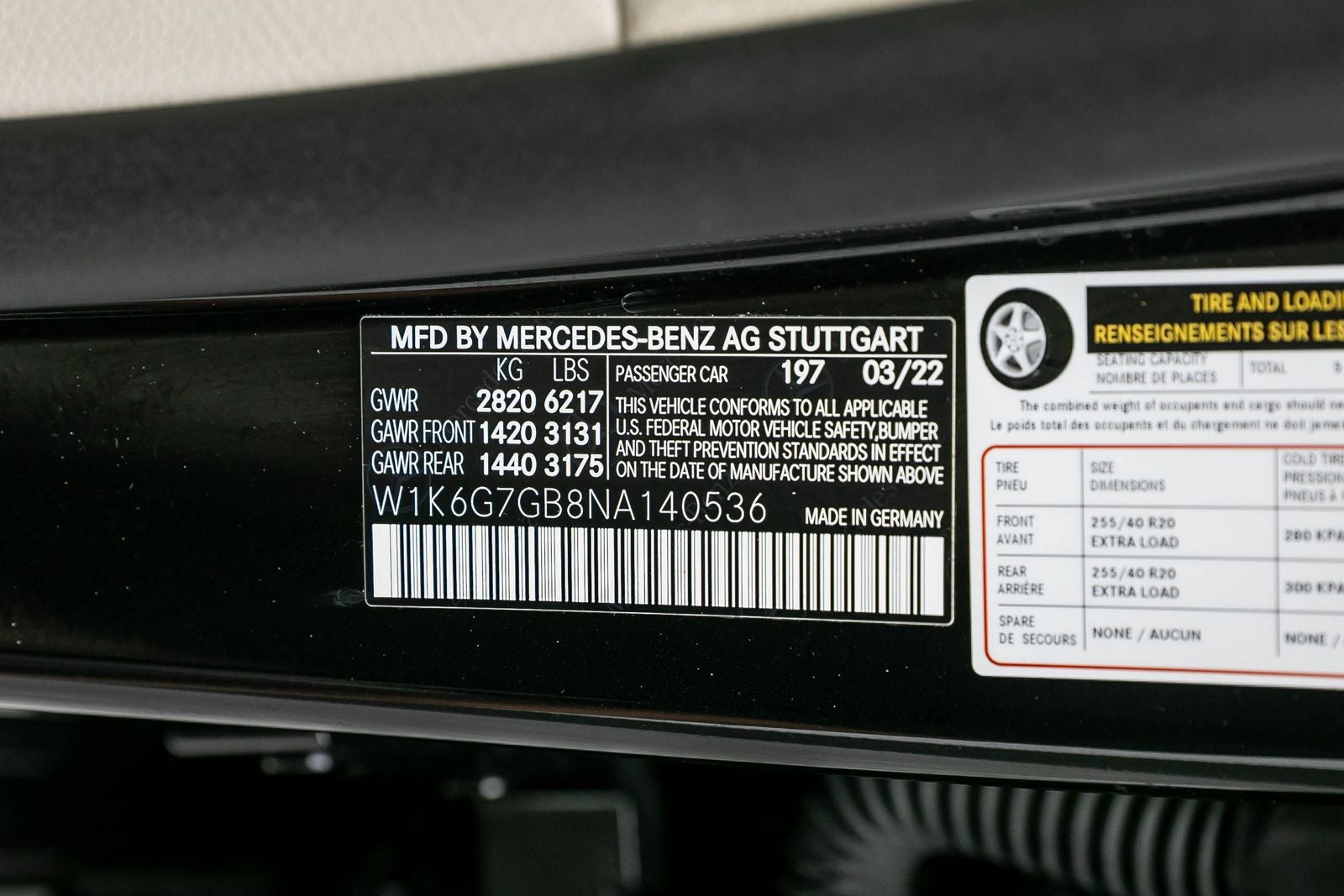 Mercedes-Benz S 580 de 2022 S 580