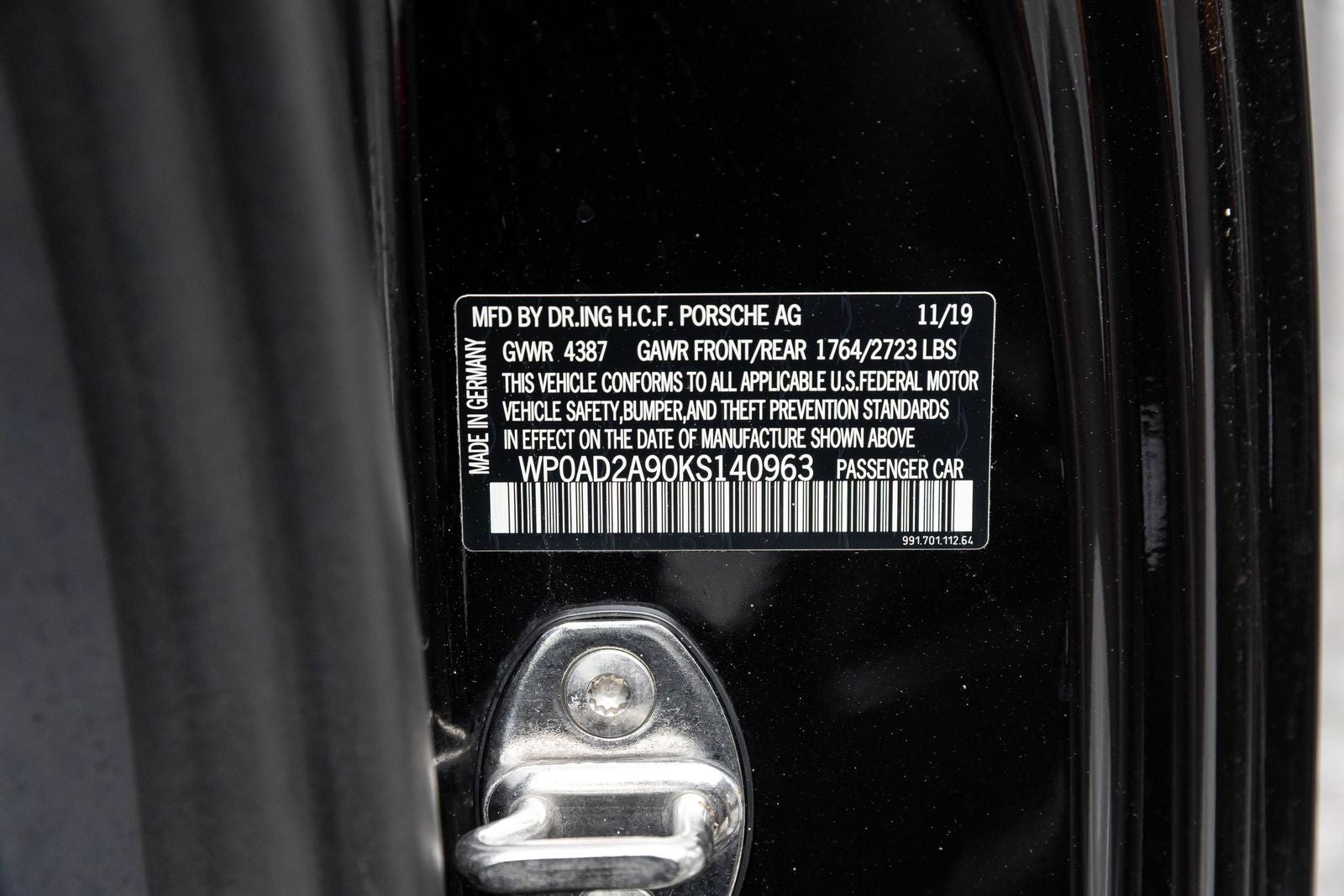 Porsche 911 Turbo S 2019